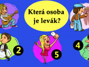 Která osoba je levák? Tento problém mohou vyřešit pouze lidé s dobrou logikou